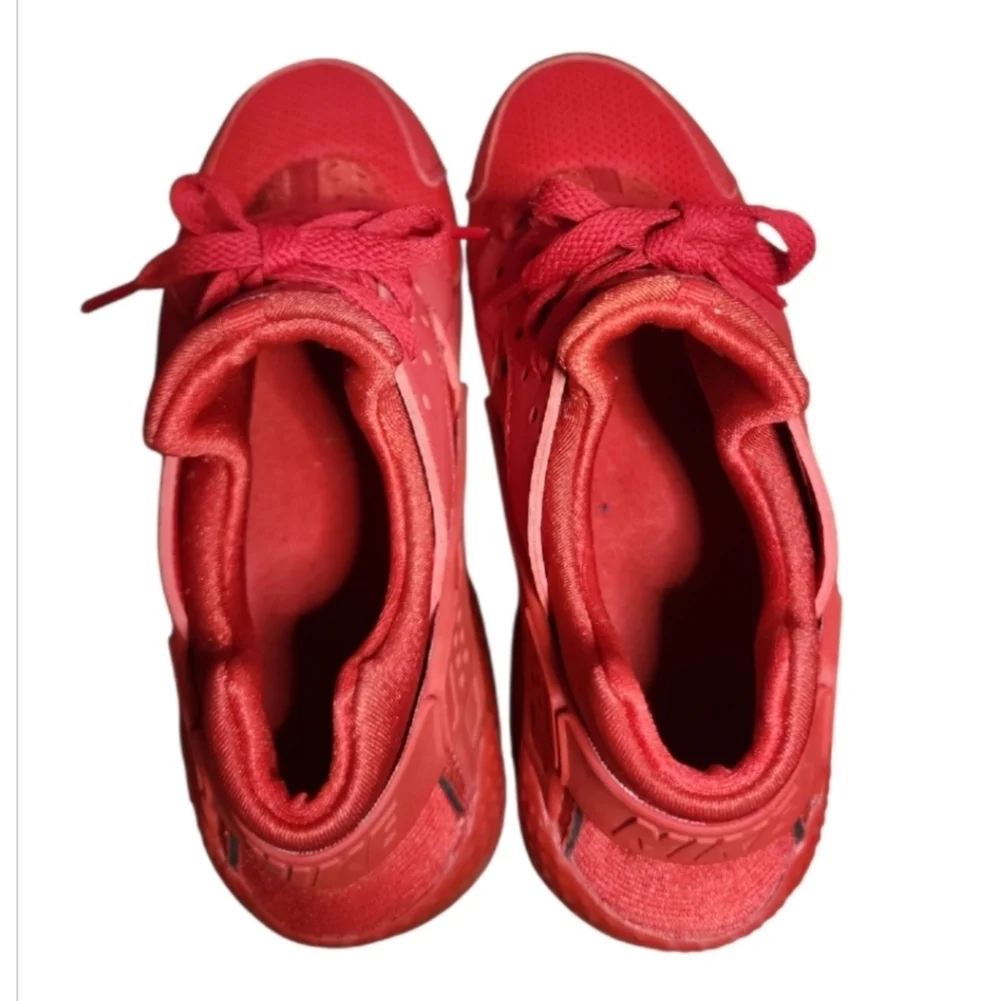 Nike Air Huarache GS Triple Red Sneakers Size 4Y=W5.5 654275-600 Streetwear Y2K